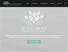 Tablet Screenshot of jbnaturals.com